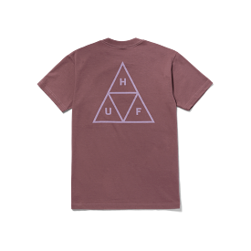 Huf Set Triple Triangle S/S T-Shirt - Mauve