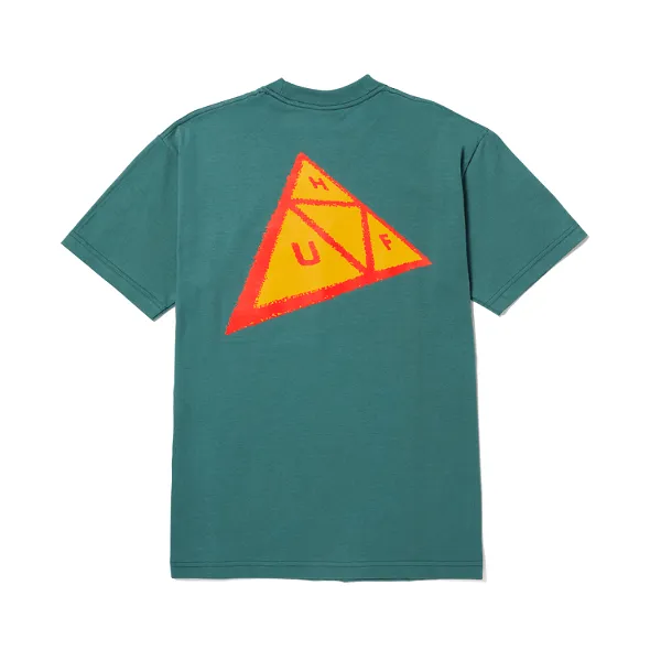 HUF Skewed Triple Triangle T-Shirt - Sage