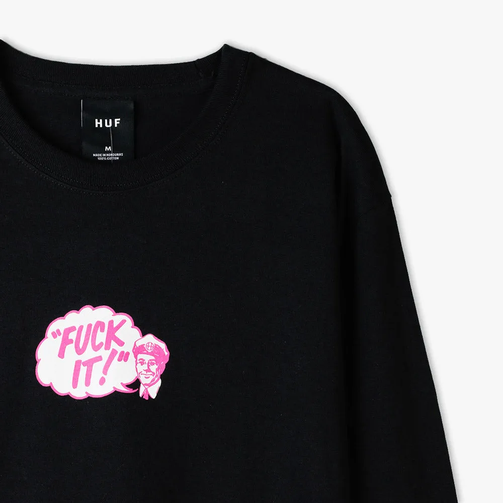 HUF Special Delivery Long Sleeve T-shirt / Black