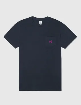 Huf Stage Pocket T-Shirt - Navy