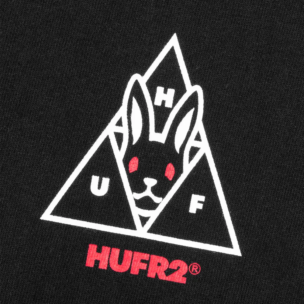 HUF  |Unisex Street Style Collaboration Logo Skater Style T-Shirts