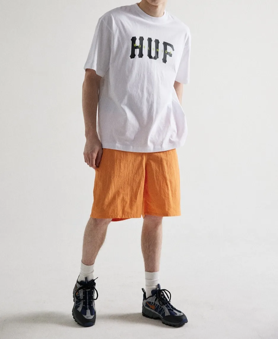 HUF  |Unisex Street Style Short Sleeves Logo Skater Style T-Shirts