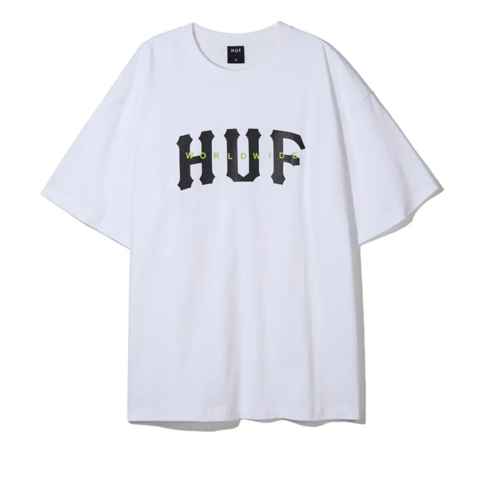 HUF  |Unisex Street Style Short Sleeves Logo Skater Style T-Shirts