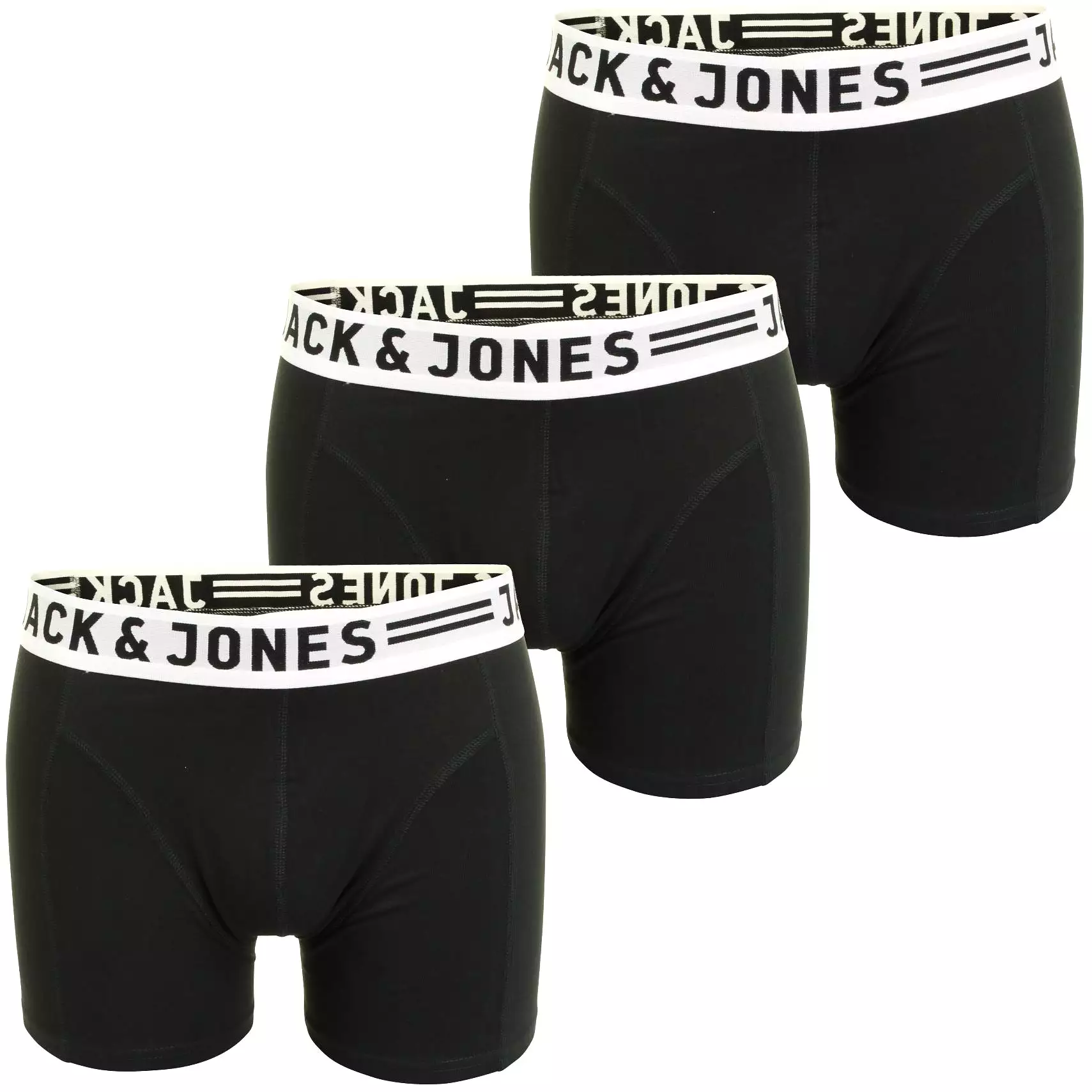 Jack & Jones 'Sense' Mens Boxer Shorts/ Trunks (3-Pack)