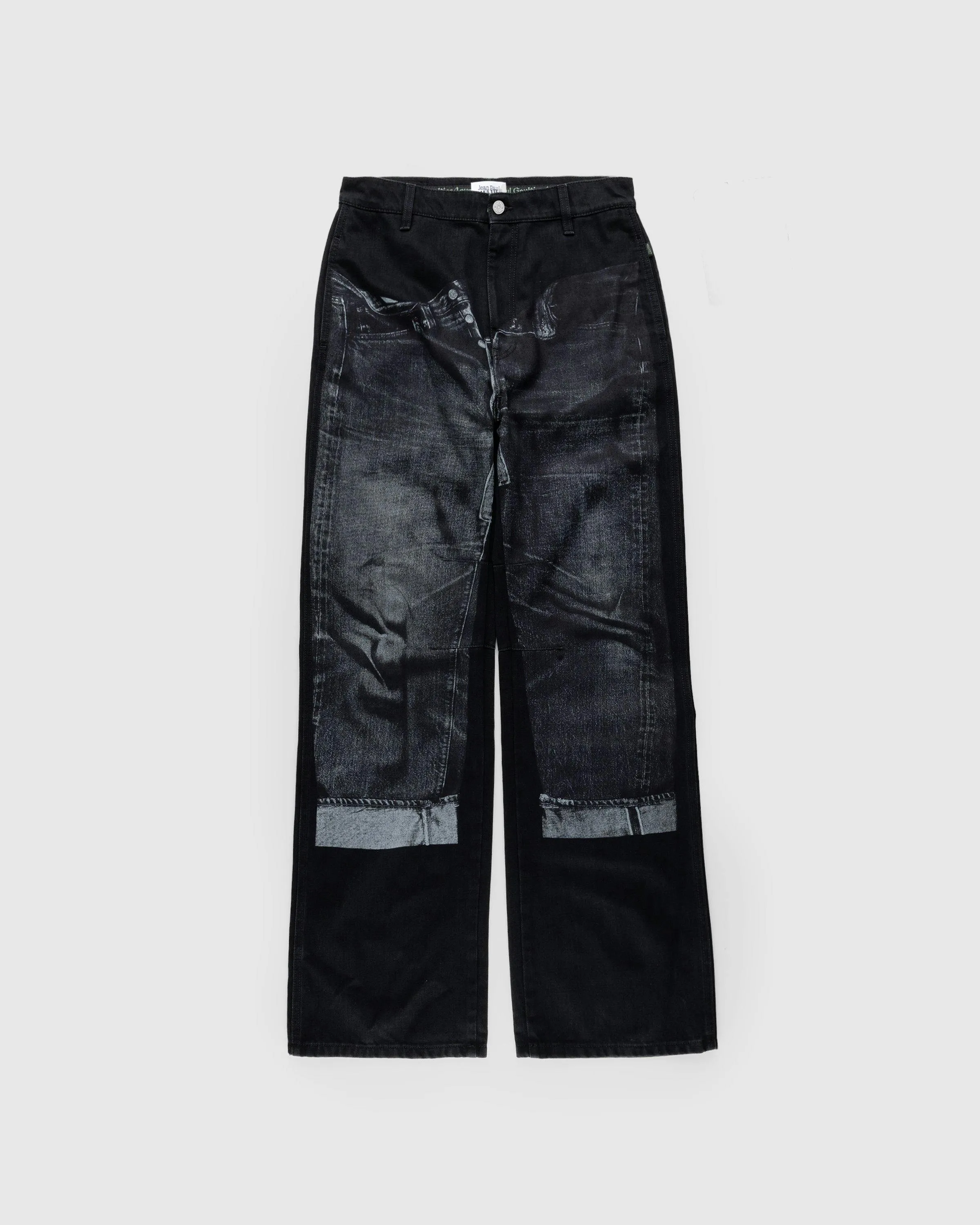 Jean Paul Gaultier – Denim Trompe L'oeil Jeans Black/Gray | Highsnobiety Shop