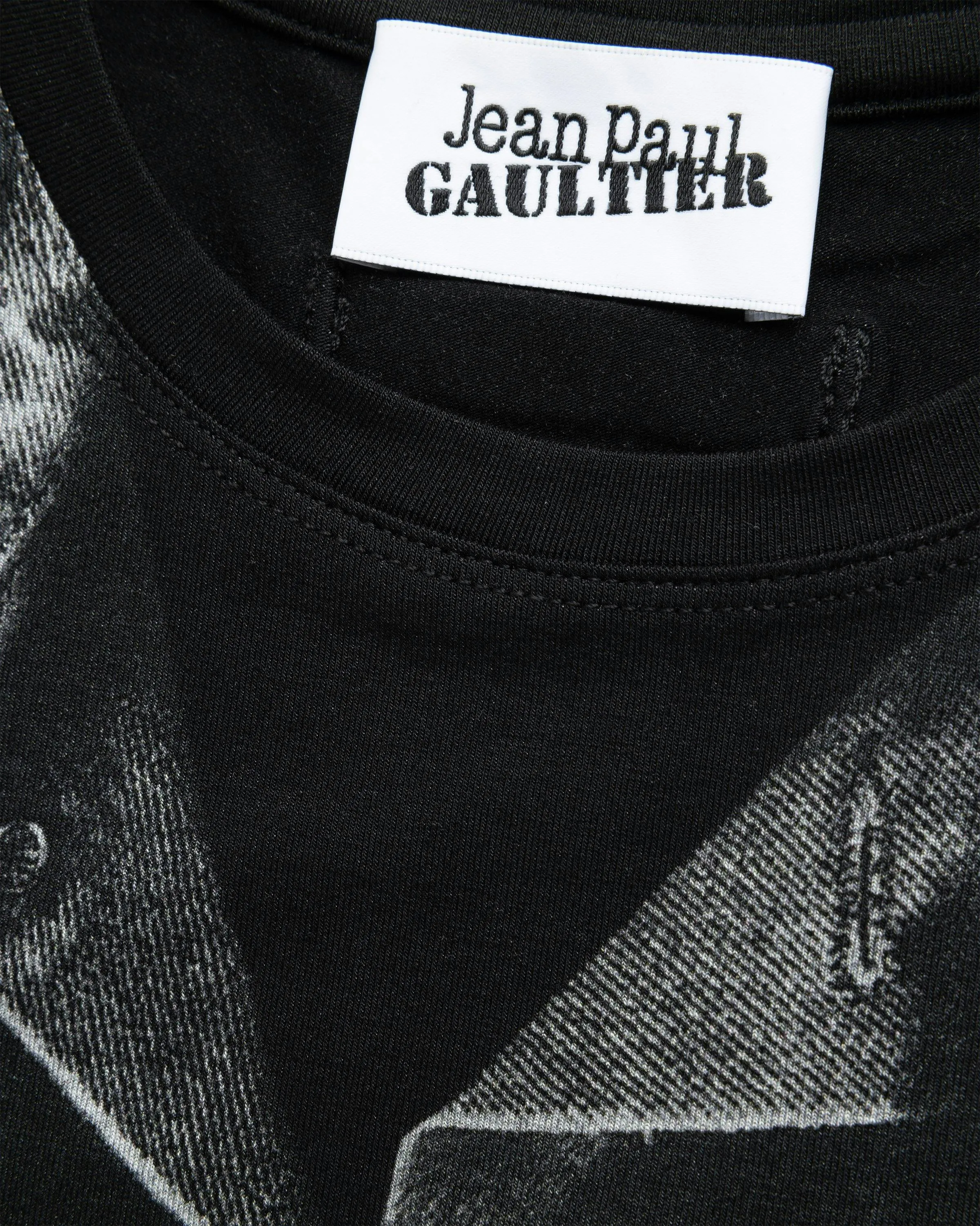 Jean Paul Gaultier – Denim Trompe L'oeil T-Shirt Black/Gray | Highsnobiety Shop