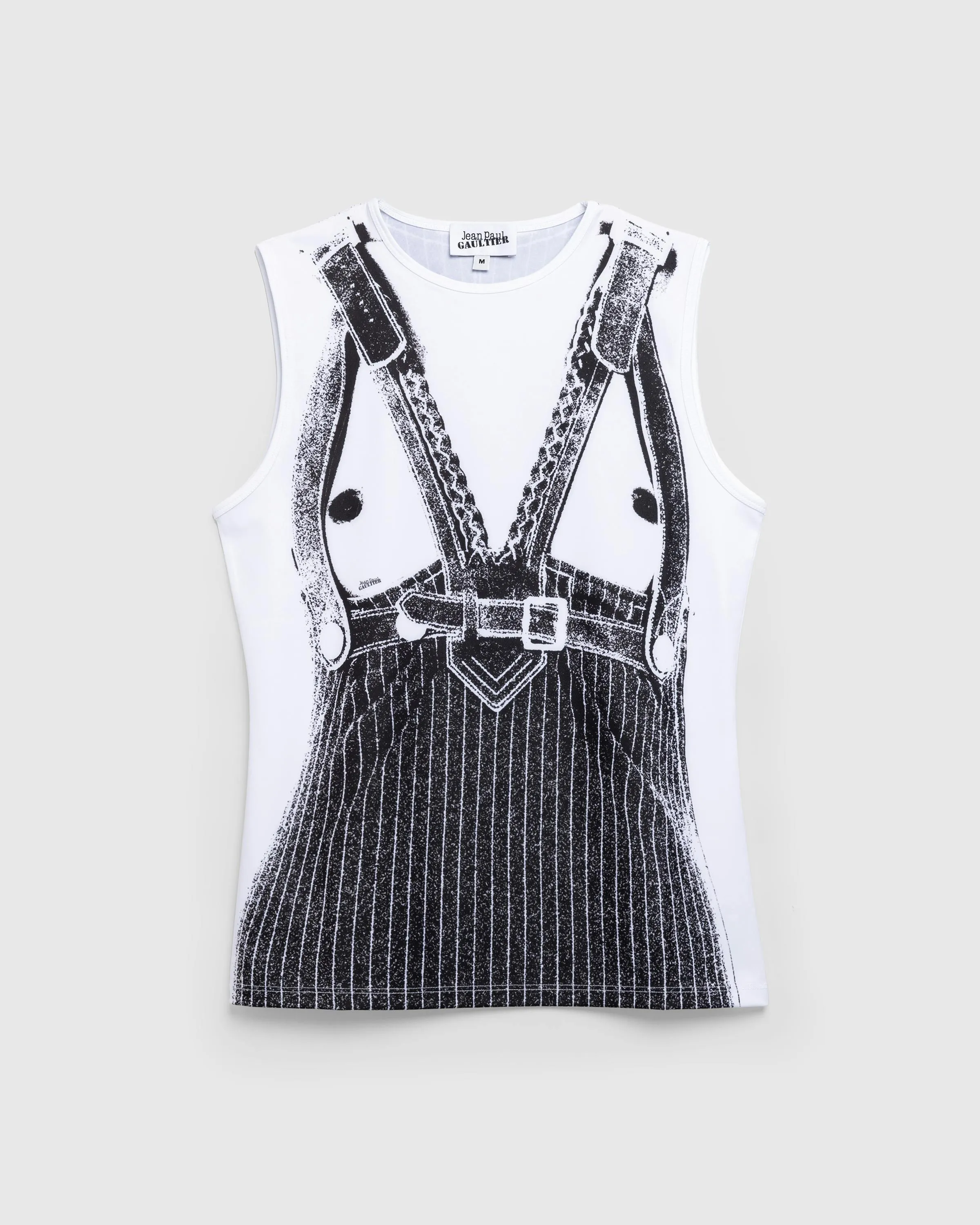 Jean Paul Gaultier – Jersey Tank Top Printed Madonna Trompe L'Œil White/Black | Highsnobiety Shop