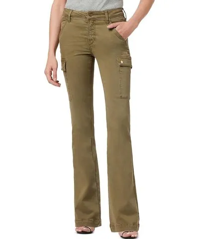 Joe's Jeans Frankie Womens Mid-Rise Straight Leg Cargo Jeans