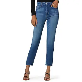 Joe's Womens High-Rise Ankle Straight Leg Jeans