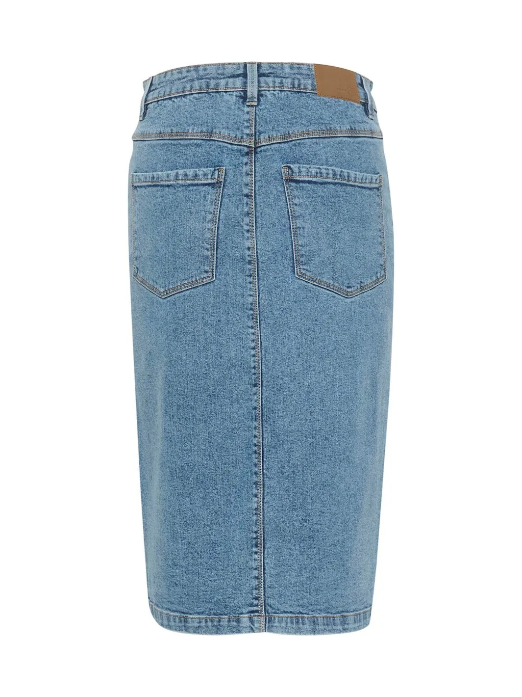 Kaffe KAbarbeth denim skirt light blue washed