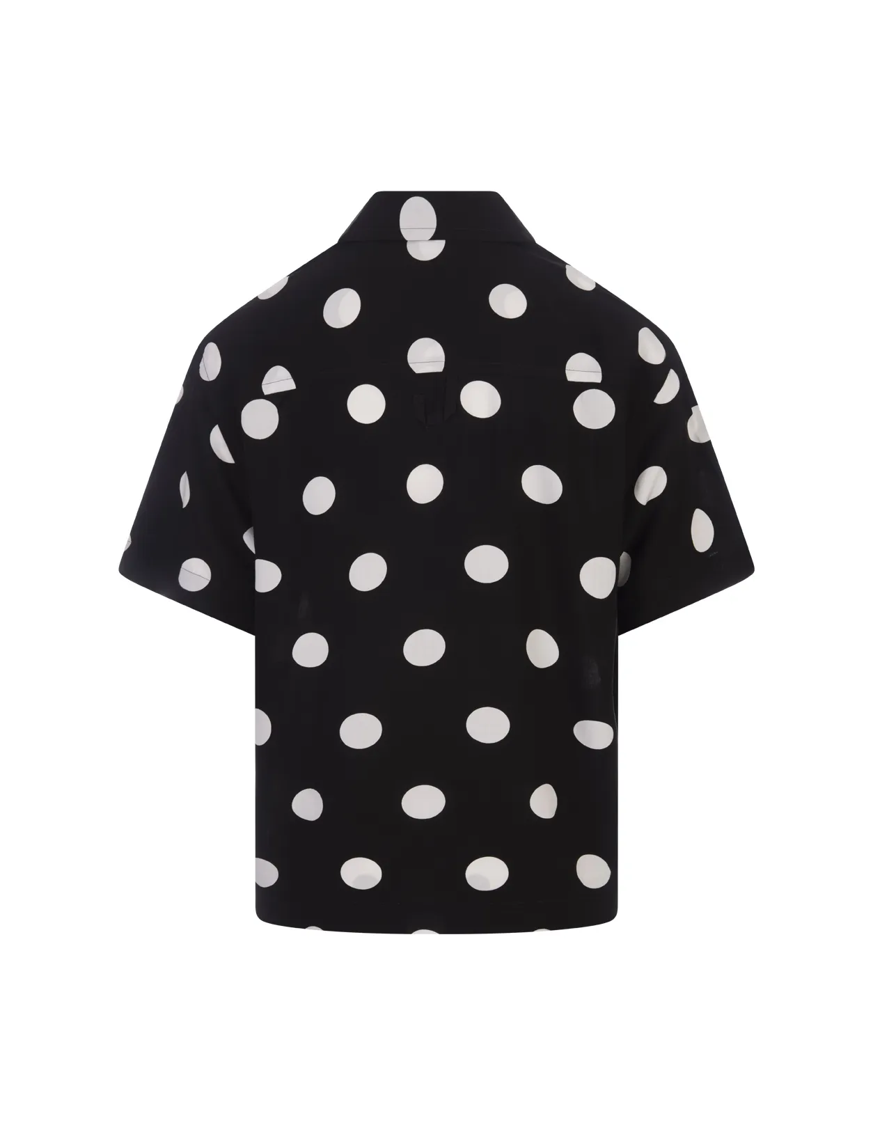 La Chemise Jean Shirt In Print Dots Black & White