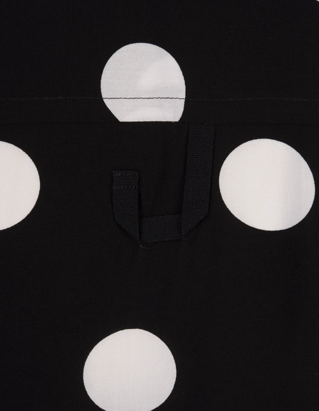 La Chemise Jean Shirt In Print Dots Black & White