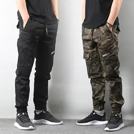 Men Cargo Pants, Drawstring