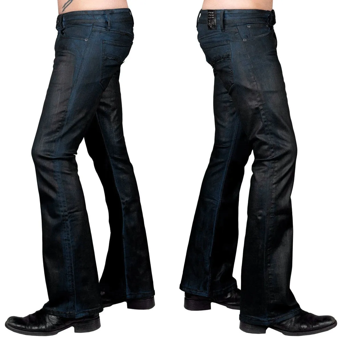 Men's pants (jeans) WORNSTAR - Hellraiser Coated - Cobalt Blue - WSGP-HRCB  -  Metal-shop