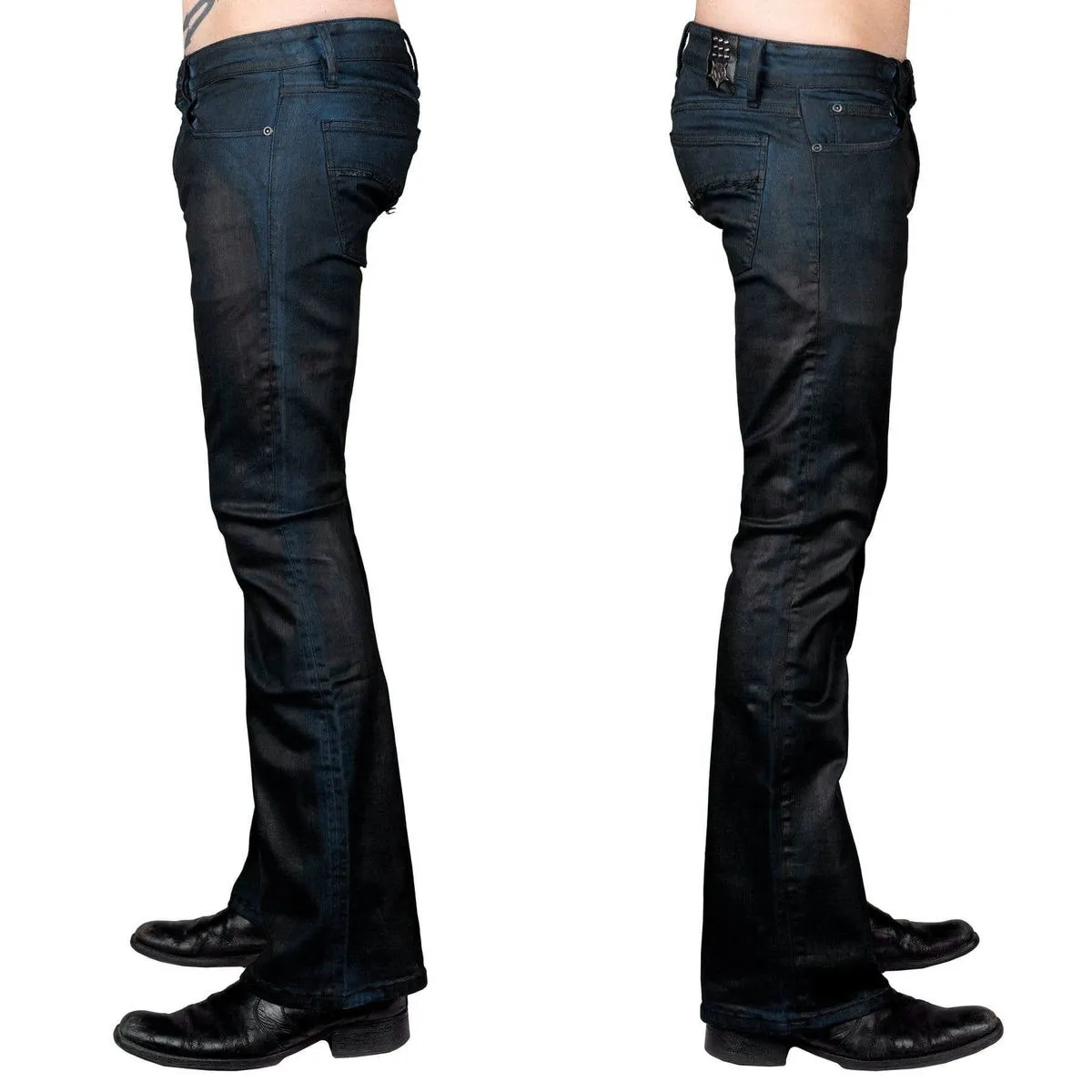 Men's pants (jeans) WORNSTAR - Hellraiser Coated - Cobalt Blue - WSGP-HRCB  -  Metal-shop