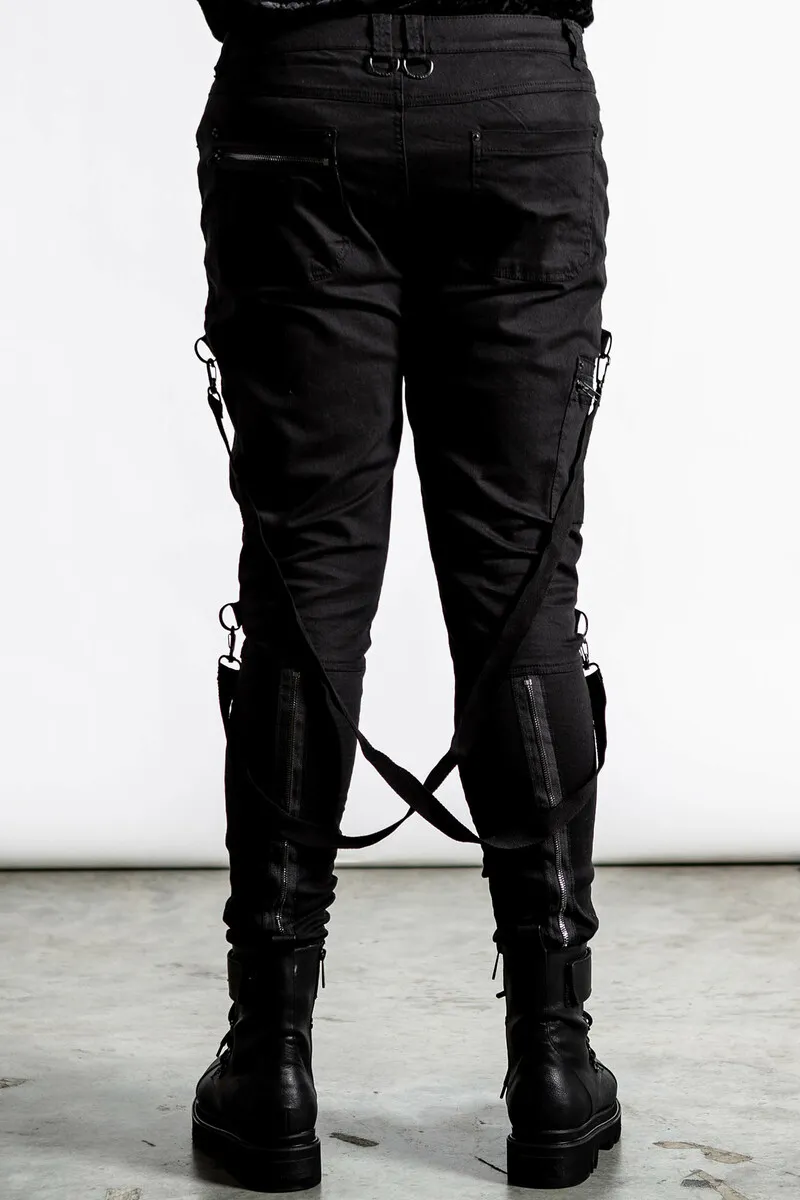 men's pants KILLSTAR - Sonic Doom Jeans - Black - KSRA003989  -  Metal-shop