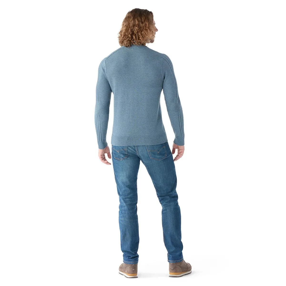 Men's Texture Half Zip Sweater