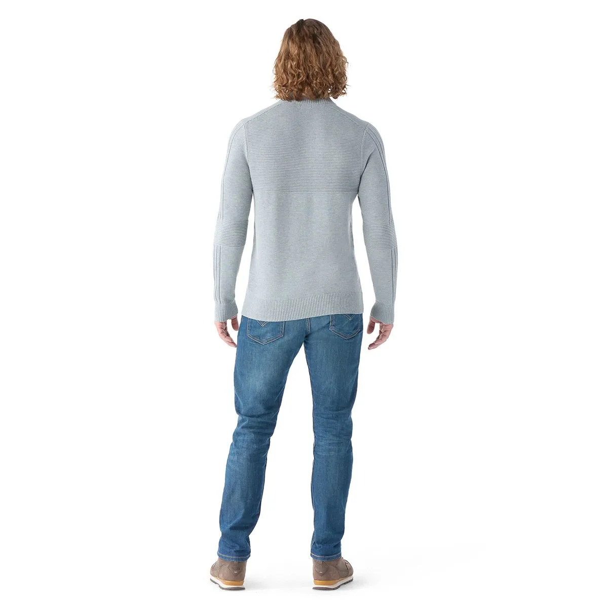 Men's Texture Half Zip Sweater