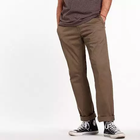 Men's  Volcom | Frickin Modern Stretch Pants | Mushroom