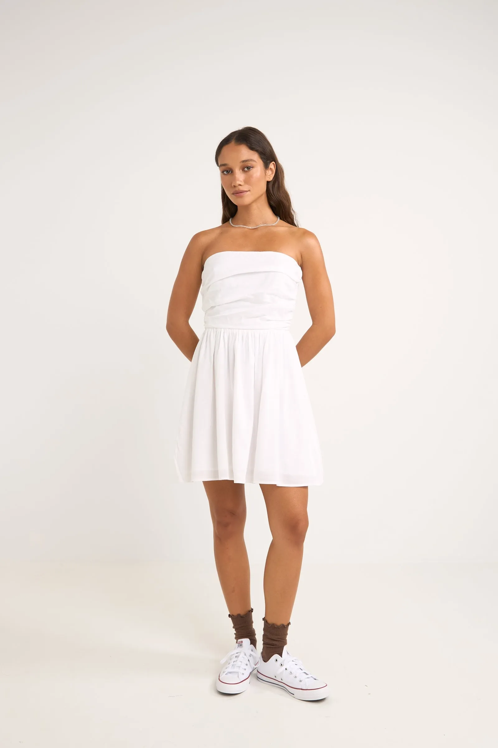 Mila Mini Dress White