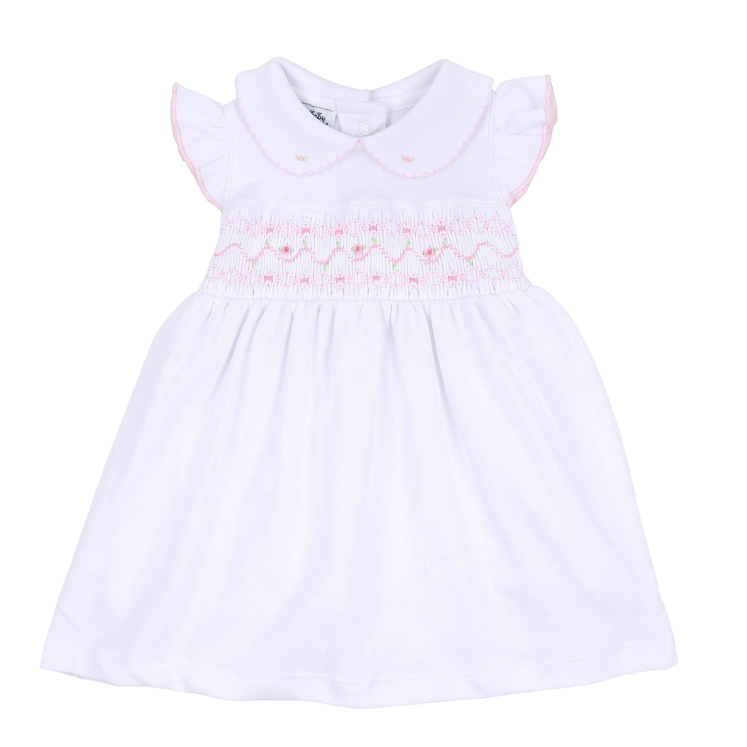 Molly and Brody Smocked Collared Flutters Dress