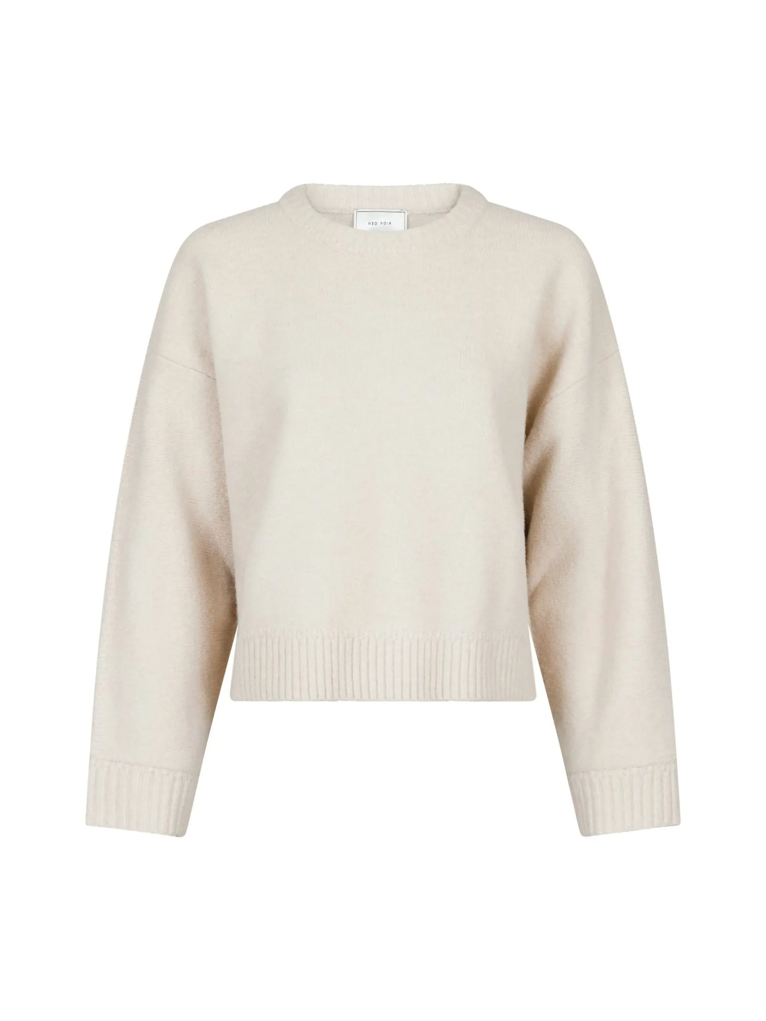 NEO NOIR SWEATER DETRI SOLID KNIT