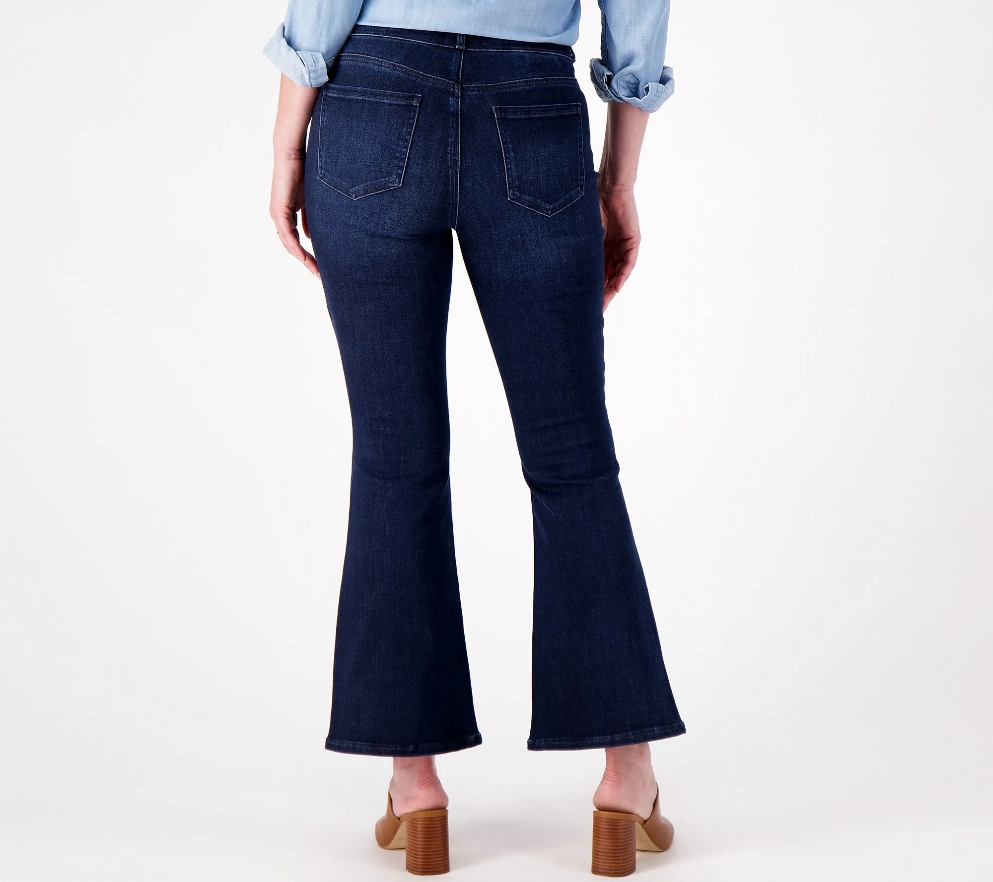 NYDJ Higher Rise Ava Flare Jeans- Underground