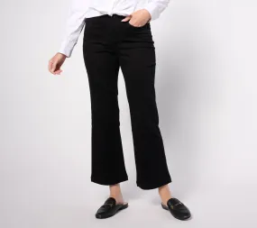 NYDJ Julia Relaxed Flare Jeans- Black