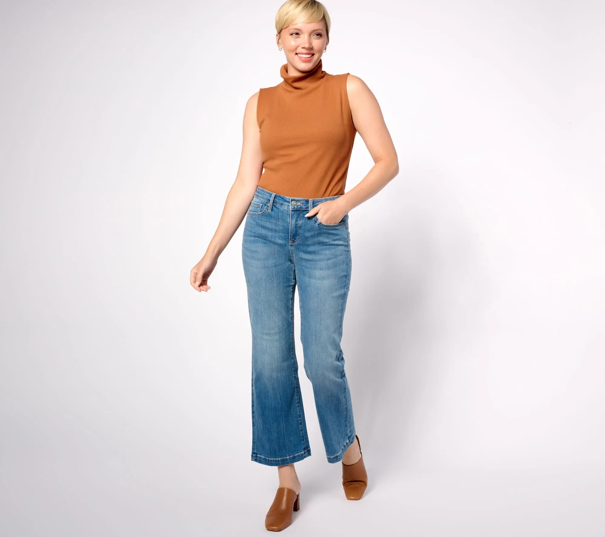 NYDJ Julia Relaxed Flare Jeans- Fairmont