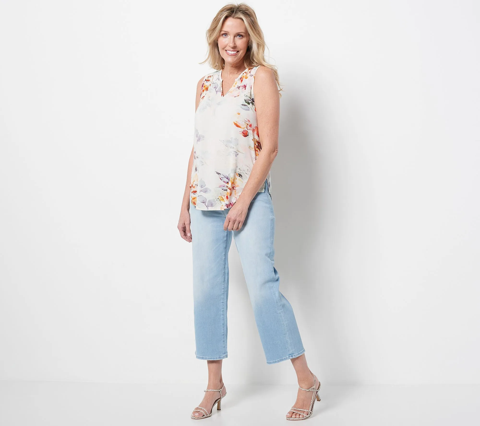 NYDJ Relaxed Piper Crop Jeans- Hollander