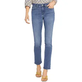 NYDJ Womens Shieri Mid-Rise Denim Slim Jeans