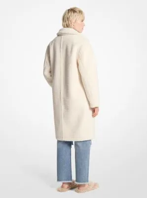 Oversized Shearling Teddy Coat