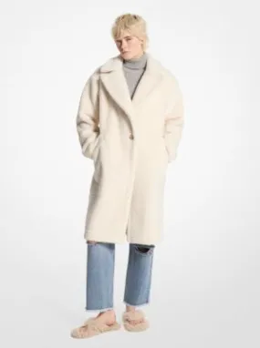 Oversized Shearling Teddy Coat