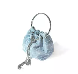 PARIS PURSE - LIGHT BLUE DENIM