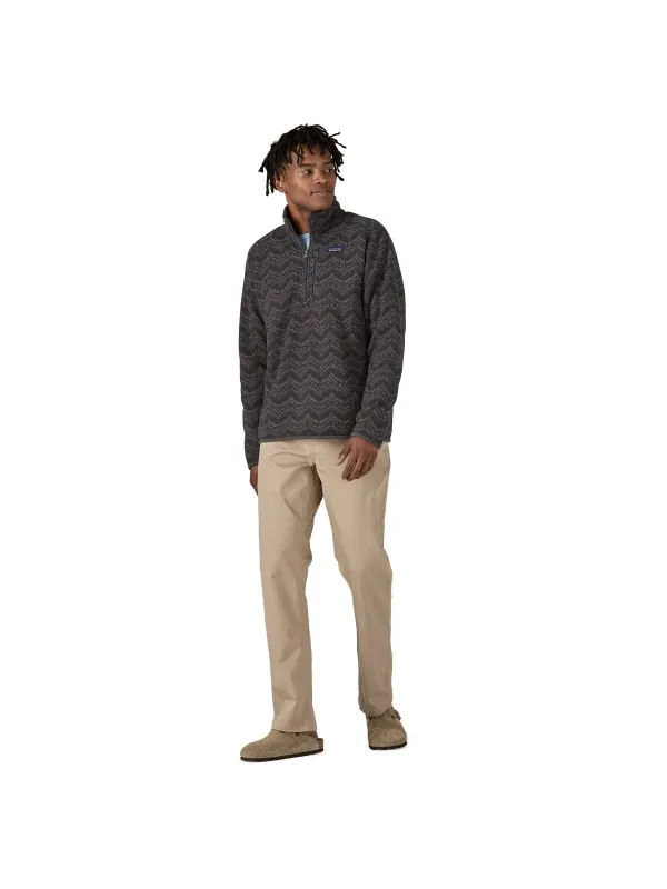 Patagonia Men's Better Sweater™ 1/4-Zip Fleece :  Island Escape: Forge Grey