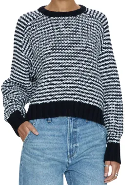 Pistola Adina Stripe Sweater in  Midnight/White