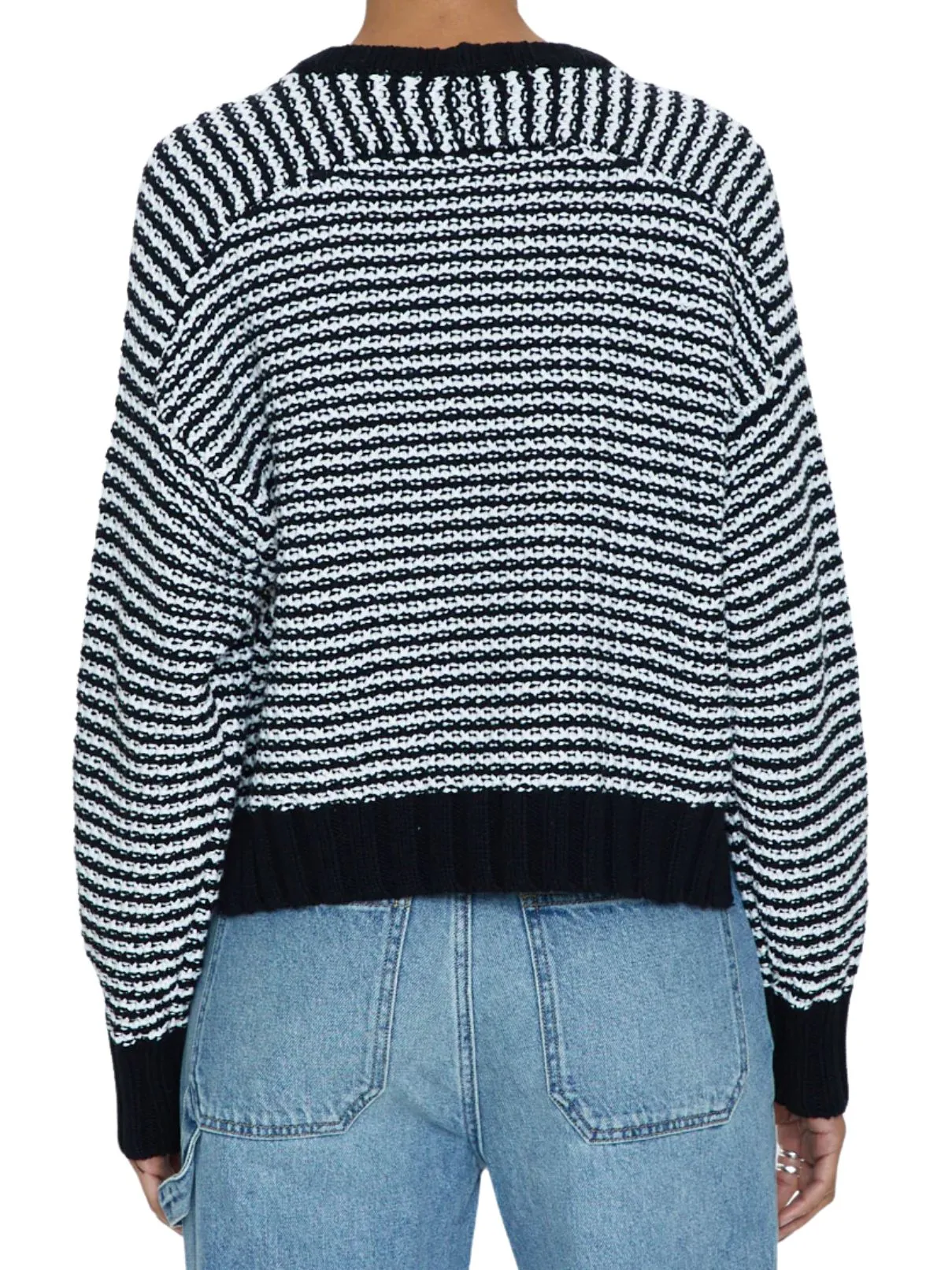 Pistola Adina Stripe Sweater in  Midnight/White