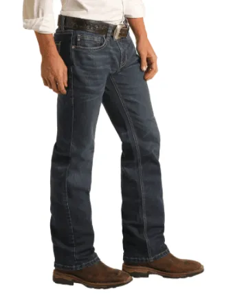 Rock & Roll Cowboy Men's Pistol Regular Fit Reflex Straight Leg Jeans M1P1761