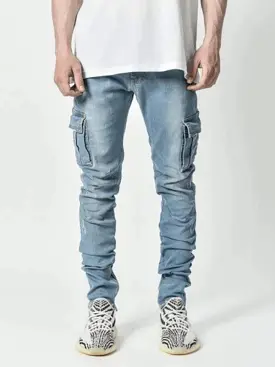 Skinny Cargo Jeans For Men