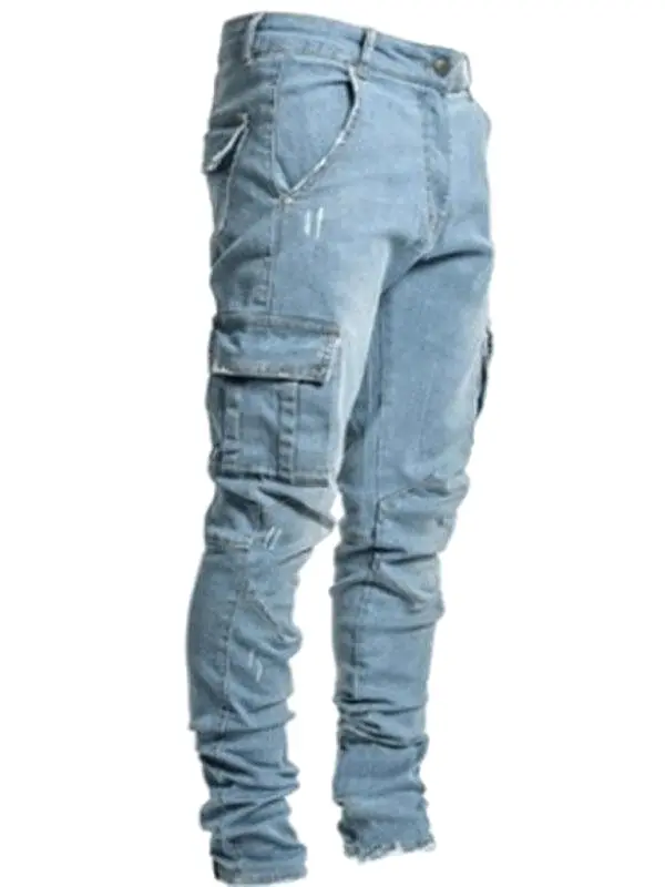 Skinny Cargo Jeans For Men