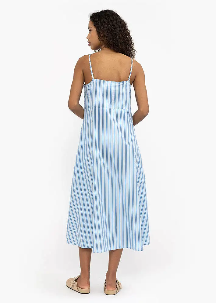 Soft Rebels Amaya Midi Dress - Kjole - Stripes skyride