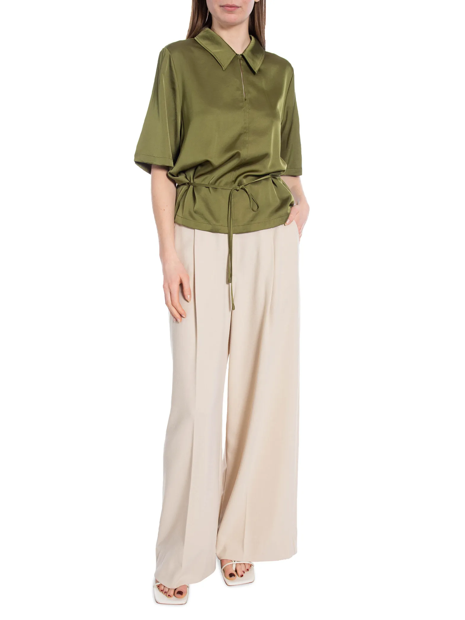 SOFT REBELS BLOUSE SRMALLOW MARTINI OLIVE