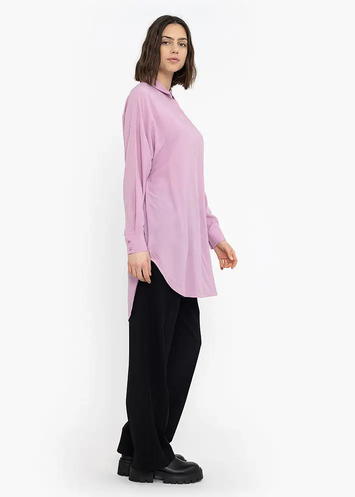 Soft Rebels Freedom Long Shirt SR420-758 Skjorte - Mauve Mist