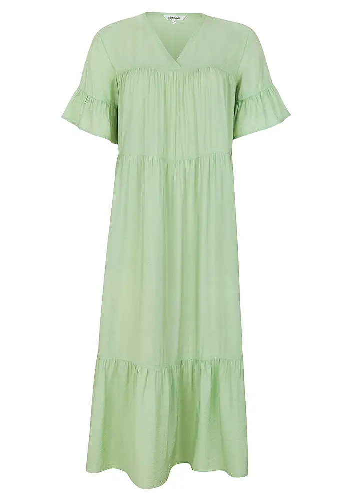 Soft Rebels Freja Midi Dress SR323-731 Quiet green