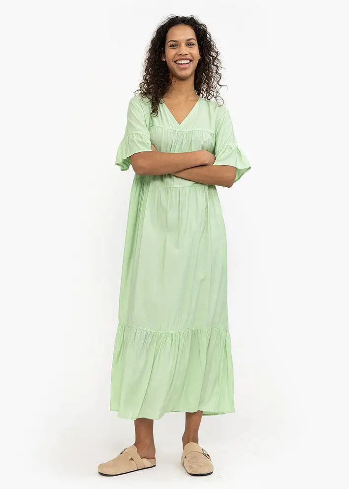 Soft Rebels Freja Midi Dress SR323-731 Quiet green