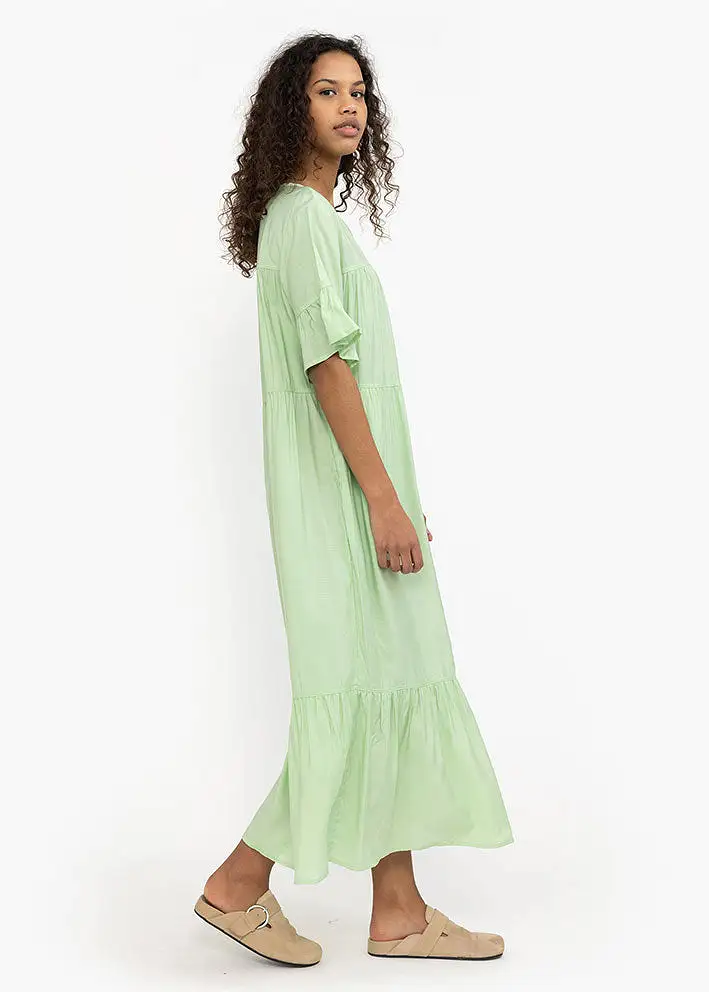 Soft Rebels Freja Midi Dress SR323-731 Quiet green