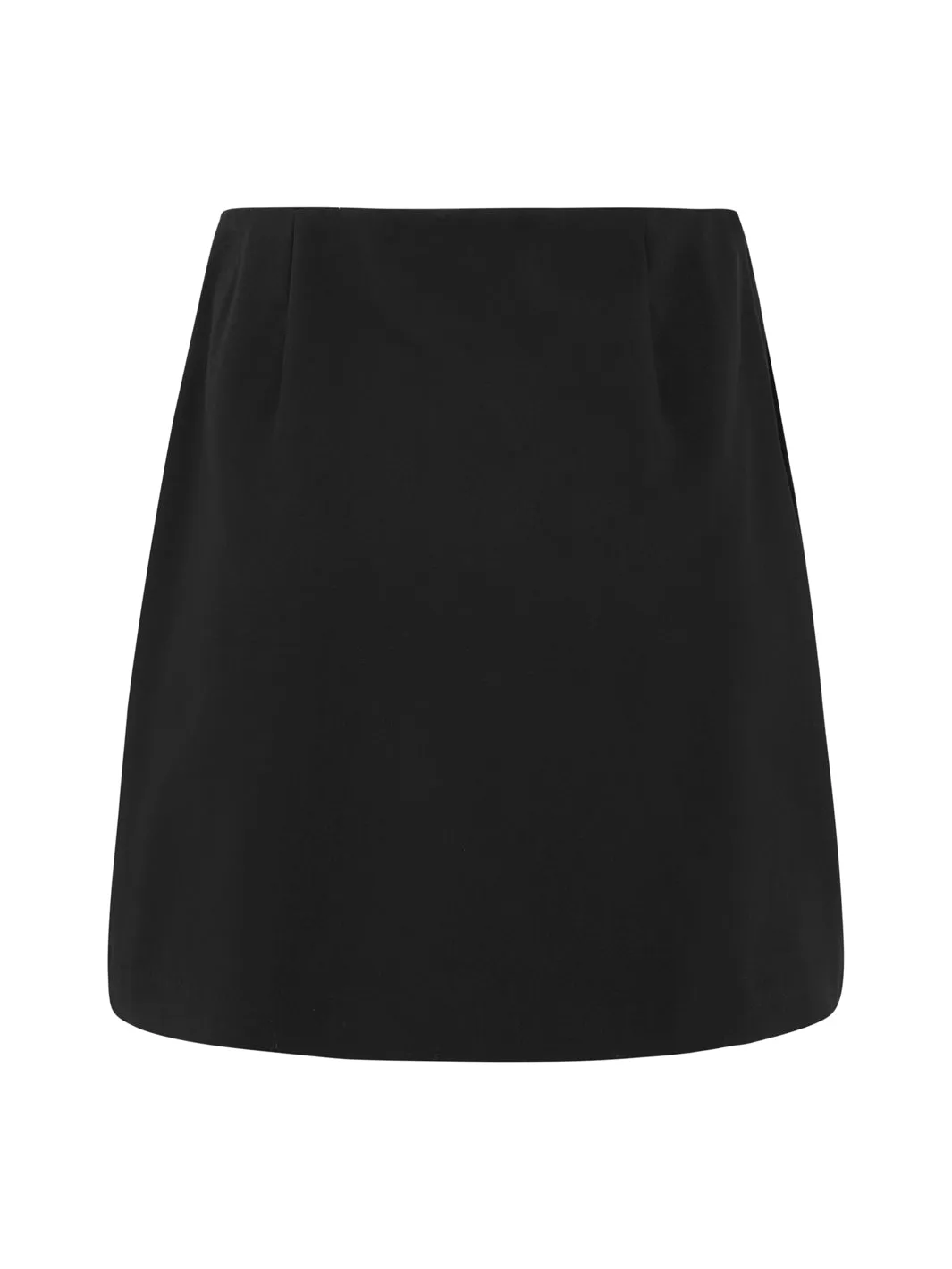 Soft Rebels Hibiscus skirt black