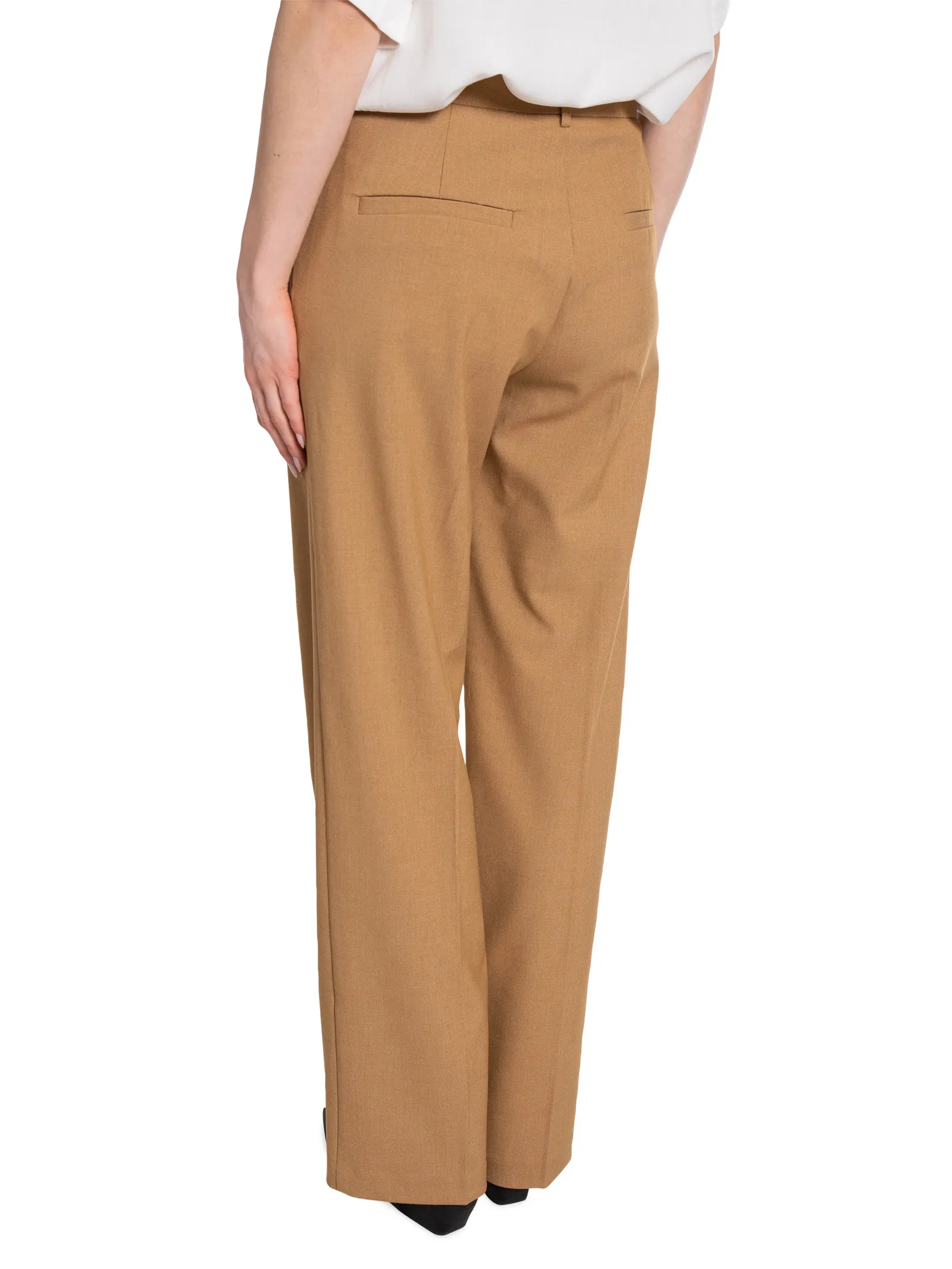 SOFT REBELS PANTS VILJA MIDWAIST LOOSE TIGER'S EYE