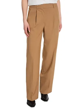 SOFT REBELS PANTS VILJA MIDWAIST LOOSE TIGER'S EYE