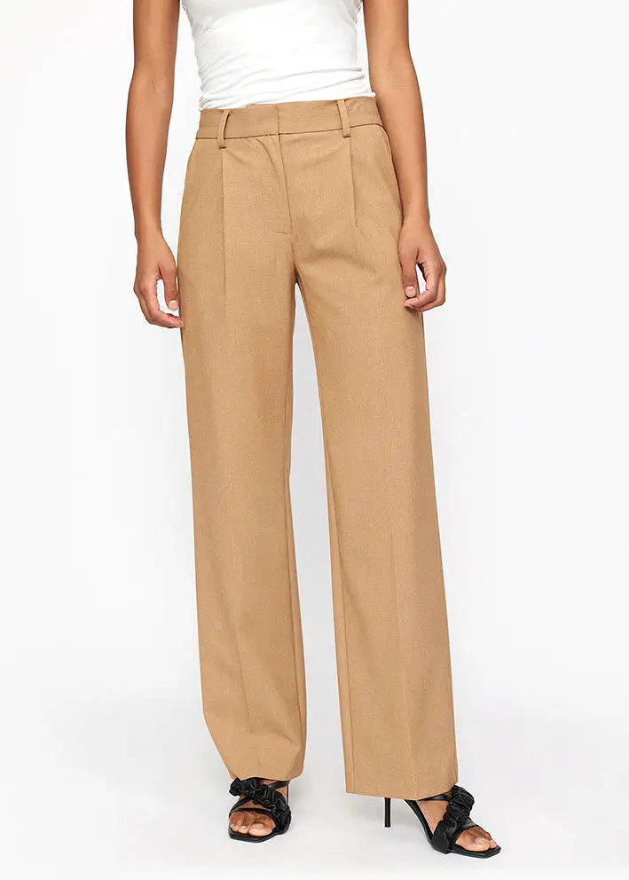 Soft Rebels Vilja midwaist loose pant SR422-720 Tiger’s Eye